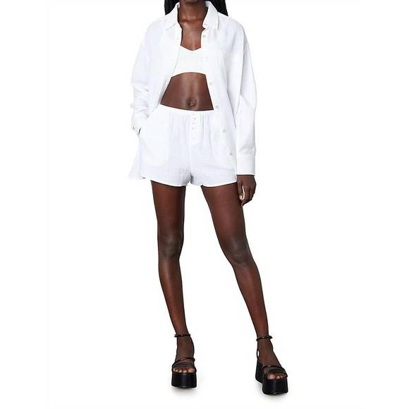 NEW NIA button down shirt in white - Picture 1 of 1